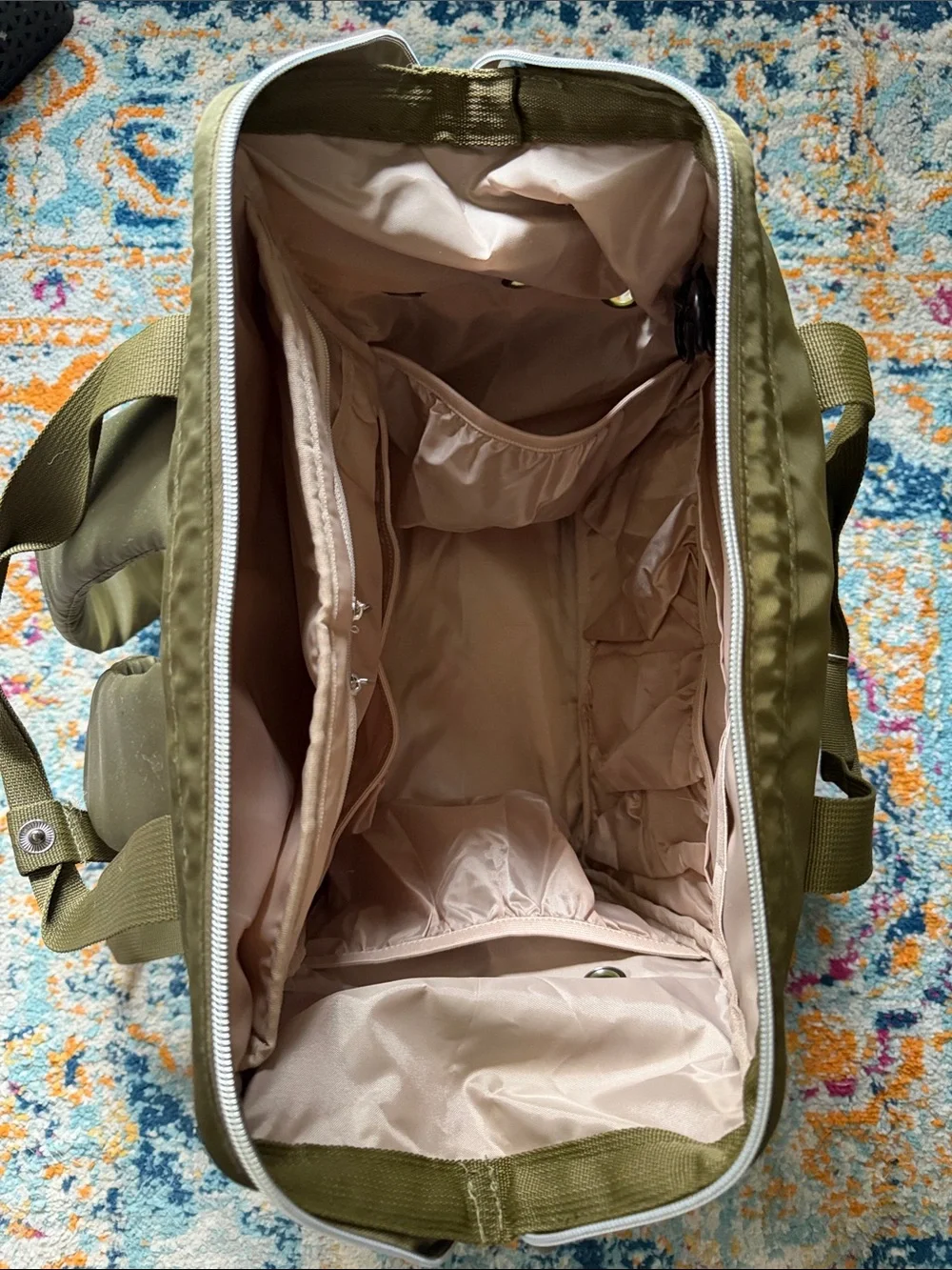 Army Green Yarn Organizer & Hobby Bag